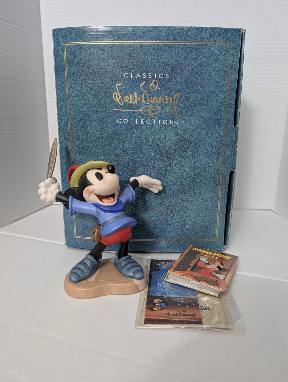 1993 WDCC Members Only Mickey Brave Little Tailor Figure
